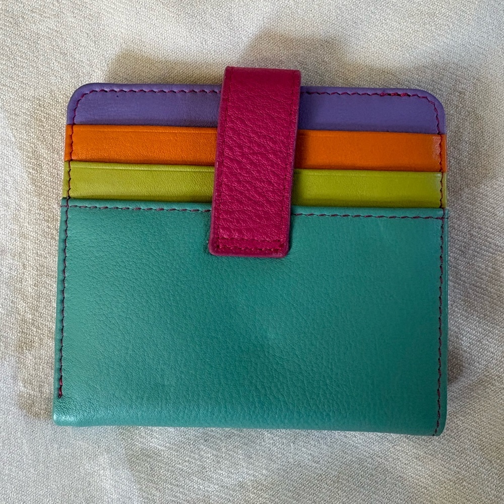 ili New York multicolor leather wallet - Picture 2 of 4